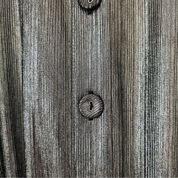 Rebecca Minkoff Silver Metallic Ollie Tiered Mini Dress - Picture 12 of 15